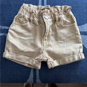 GAP Tan Casual Shorts Relaxed Fit Elastic Waist